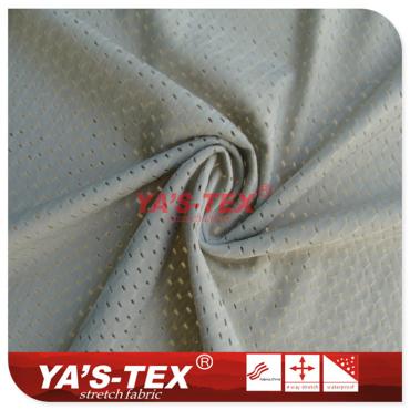 Nylon four-way stretch, summer outdoor sports apparel fabrics, breathable cold absorbent mesh cloth【N4089】