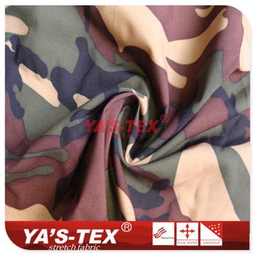 Camouflage printing polyester four-way stretch【S7513】