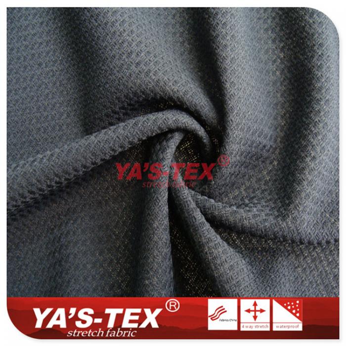 Polyester four-way stretch, ultra-thin breathable double jacquard【M3507】
