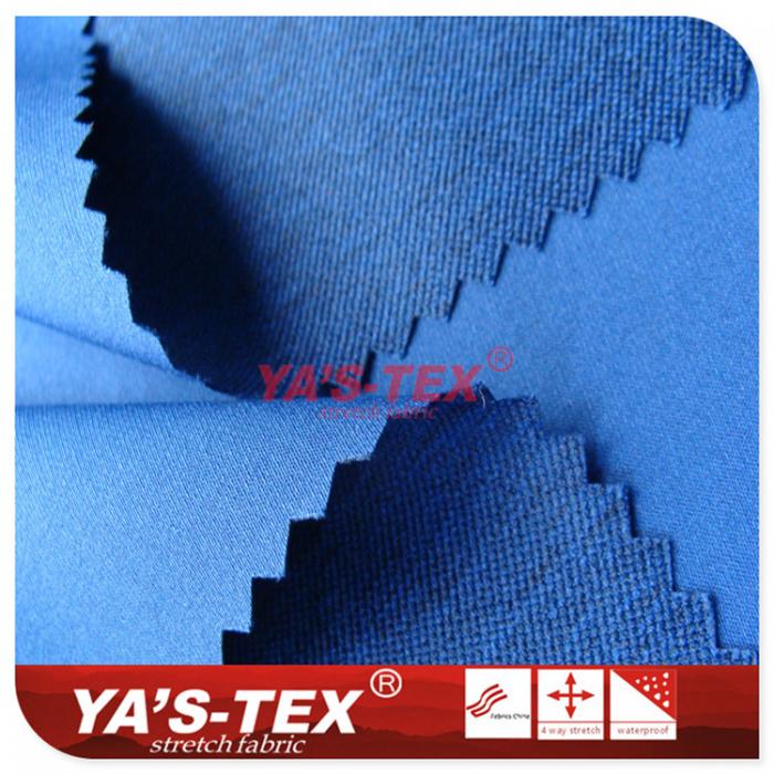 Polyester twist four-way stretch, small jacquard twill cationic style【S5910】