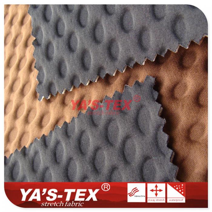 Polyester knitted four-way stretch composite circular mesh sponge【X401-1】