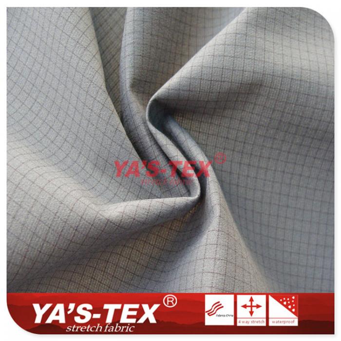Tricot composite polyester plaid cloth【1529】