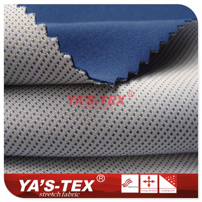 Four-way stretch composite yarn-dyed knitted fabrics【C1861】