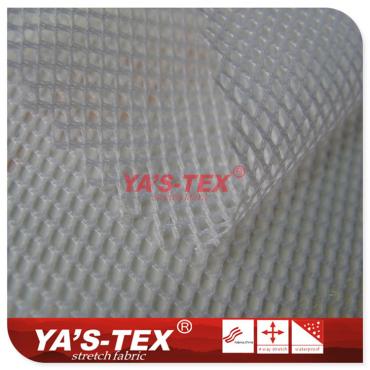 Polyester knitted rhombus mesh cloth【K1556】