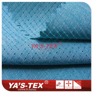 Polyester well pattern hollow four-way stretch【S4081】