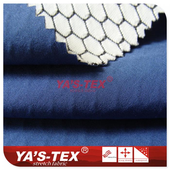 Three-layer composite soft shell fabric, polyester four-way stretch【YS033】