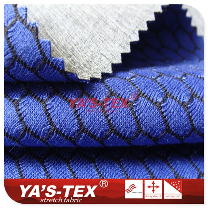 Three - layer composite soft shell fabric, cationic four - way elastic composite【YS035】