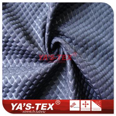 Polyester twill four-way stretch, special embossing process【YS041】