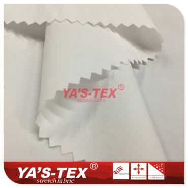 Polyester four-way stretch, dark stripes, soft micro-wrinkle【YSD010】