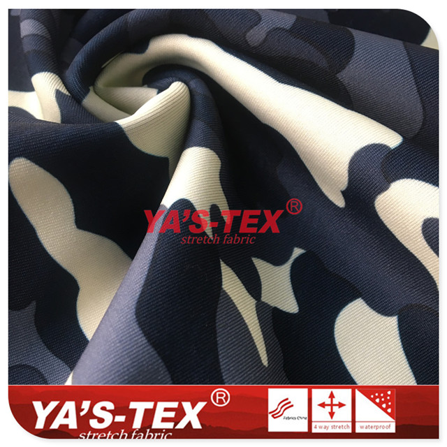 Camouflage printing knitted fabric composite fleece【YS0803】