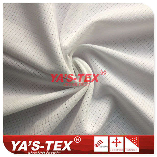 Polyester non-elastic well pattern hollow【YSD37】