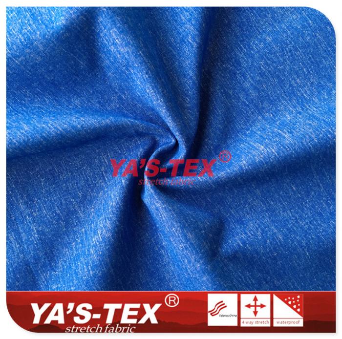 Cationic polyester stretch fabric without spandex【YSD31】