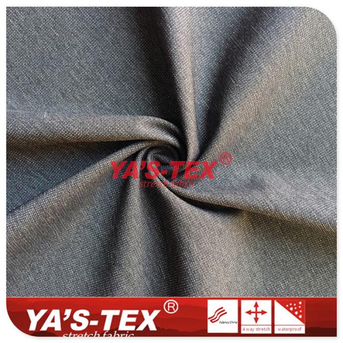 Nylon polyester blended four-way stretch, two-color effect【YSN041】