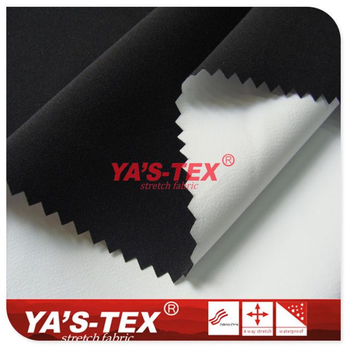 Plain polyester four-way stretch, PTFE double-layer composite Jackets fabric【YSD051】