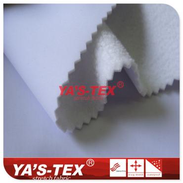 Nylon four-way stretch composite fleece, winter warm clothing softshell【YSF021-1】