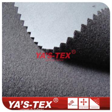 Polyester four-way elastic composite gold velvet【YSF028】