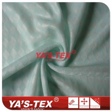 Cool feeling function, nylon polyester blended plaid fabric【YSN4060】