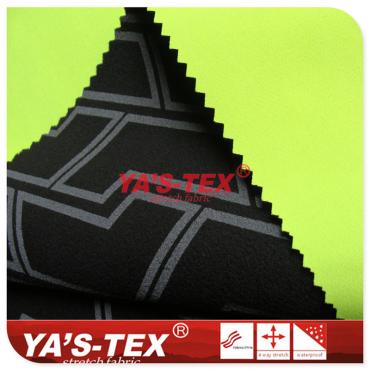 Polyester four-way elastic composite fleece, thermal insulation printing thermal reflective fabric【YSD5104】