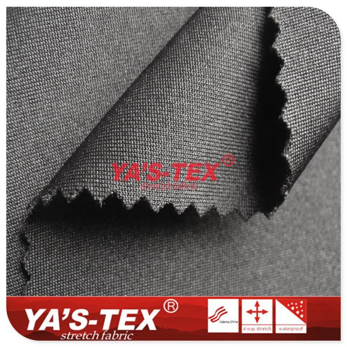 Polyester weft knitted high elastic knitted fabric, TPE breathable film, three-layer composite outdoor sportswear fabric【YSD7177】