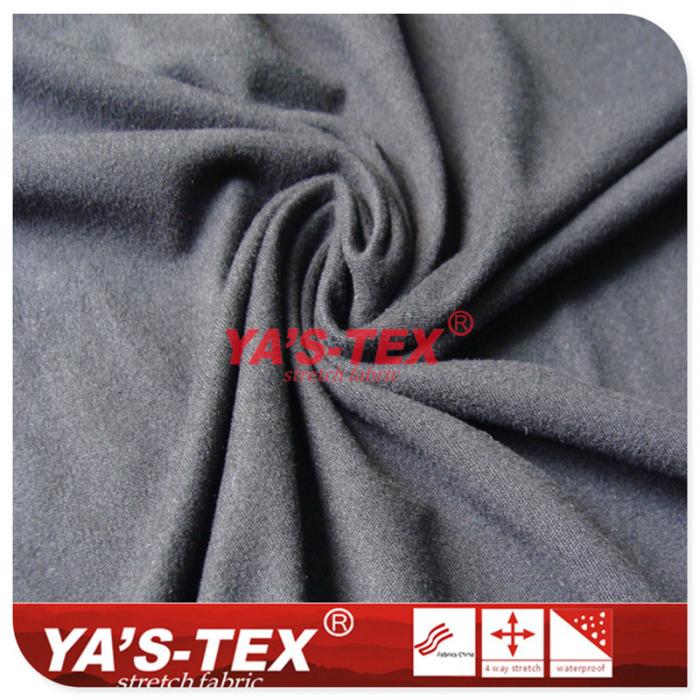 Polyester weft knitting, hair feel, flannel, soft and wearable sportswear fabric【YSD8008】