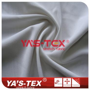 Polyester four-way stretch, eco-friendly yarn fabric, short widt【67-2】