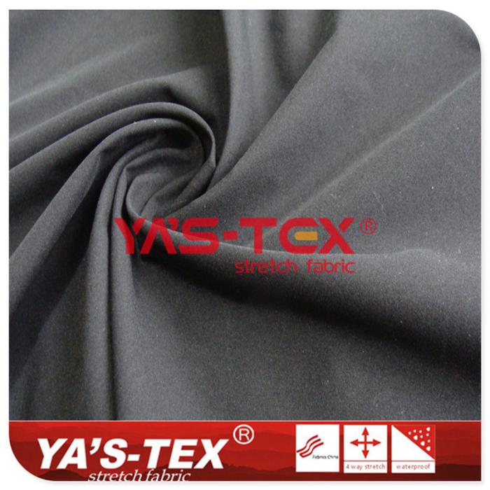 75D polyester high elastic yarn, no spandex stretch fabric, thick wear-resistant trousers fabric【YSD190112】