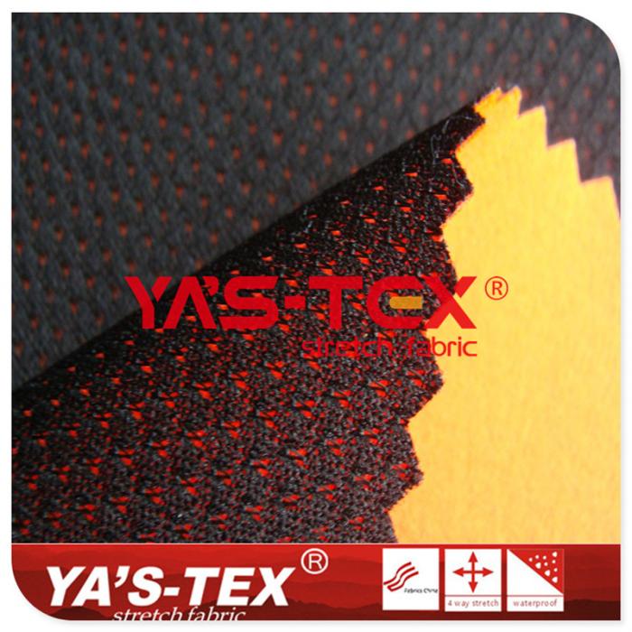 Four-way elastic composite butterfly mesh, three-layer composite elastic soft shell windbreaker fabric【SH6438】