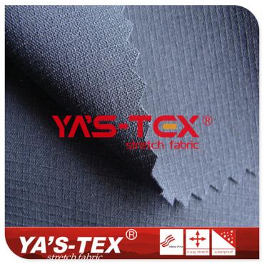Polyester plaid four-way stretch, high content spandex, stretch wear trousers sportswear fabric【YSD190104】