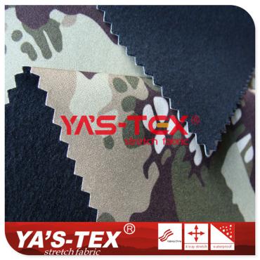 Printed 4-way elastic composite knitted pullover, TPE composite【C4055】