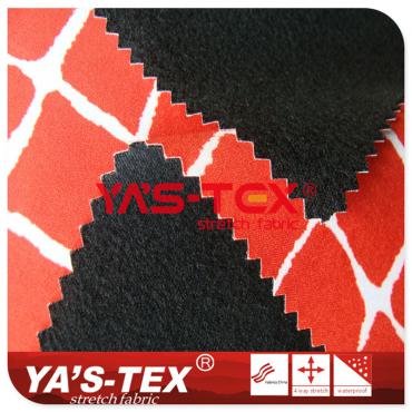Printed 4-way elastic composite knitted pullover, TPE composite【C4051】