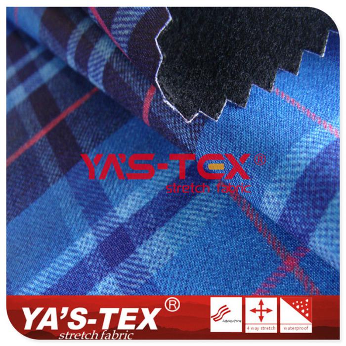 Printed 4-way elastic composite knitted pullover, TPE composite【C4058】