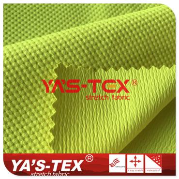 Polyester jacquard fabric, double-layer special texture high elastic silk stretch fabric【K28】