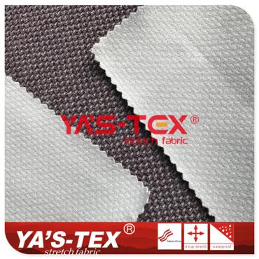 Double-color double-layer check knitted fabric, soft and elastic fashion sportswear fabric【YS050】