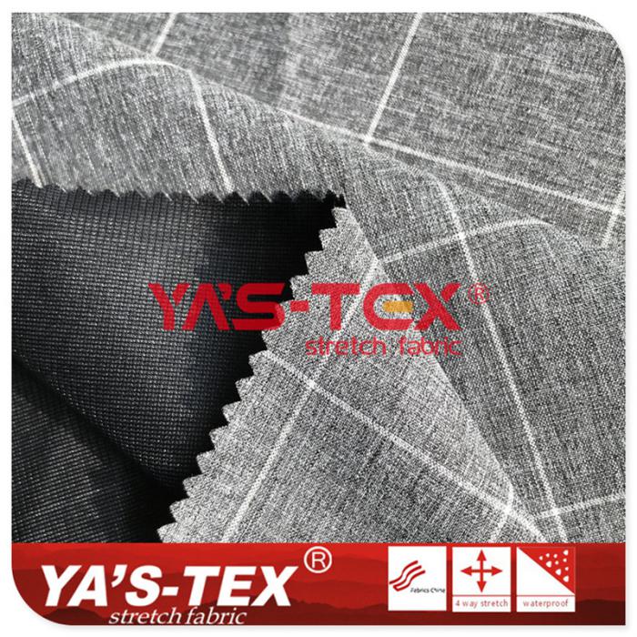 Polyester cationic lattice non-elastic cloth composite Tricot【C308-2】