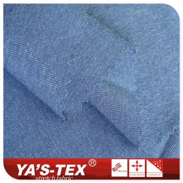 Nylon-polyester blended four-way stretch, fine uneven stripes sportswear fabric【JD04】