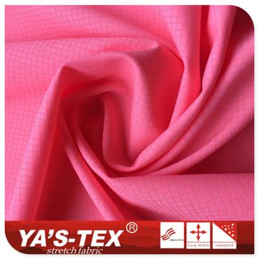 Nylon polyester blended four-way stretch, lattice, spandex stretch, outdoor sports fabric【S50417】