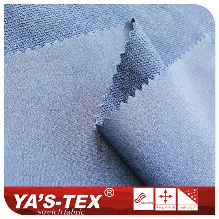 Polyester jacquard four-way stretch, pearl point cotton feel, stretch sports fabric【M3131】
