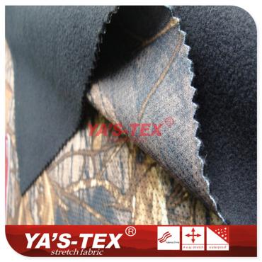 Non-elastic mesh composite fleece【C306-12】