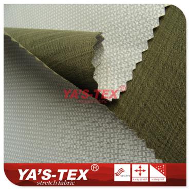 Polyester and non-elastic yarn-dyed composite TPU【C210-6】