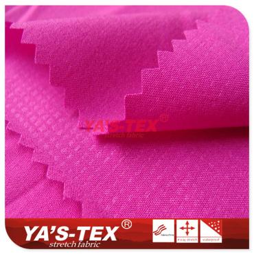 Polyester four-way stretch, spandex stretch, embossing【S4093】