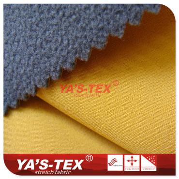 Four-way elastic composite fleece, nano-waterproof functional fabrics【C312101】