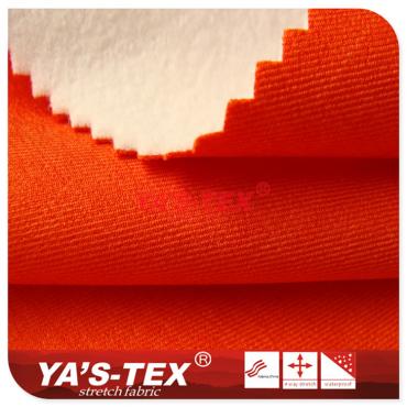 Twill polyester non-stretch composite hair cloth【C3011-10】