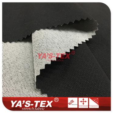 Polyester nylon blended four-way stretch, white point jacquard wear【YSJ005】