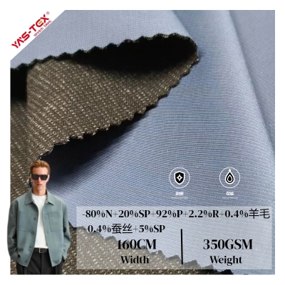 Wool‑silk blended soft‑shell...
