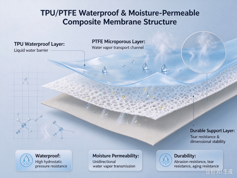 TPU vs PTFE Membrane Selection for Laminated Fabric